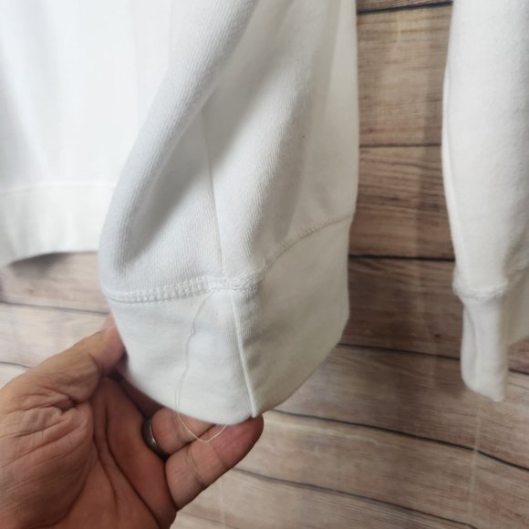 NWT And Now This Men's Size XXL Solid Fleece Off White Sweatshirt Round Neck - Picture 6 of 14